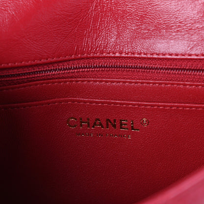 Chanel Aged Calfskin Quilted 2.55 Reissue Mini Flap Red 6 of 9