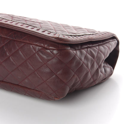 Chanel Calfskin Quilted Large Istanbul Flap Burgundy 9 of 9