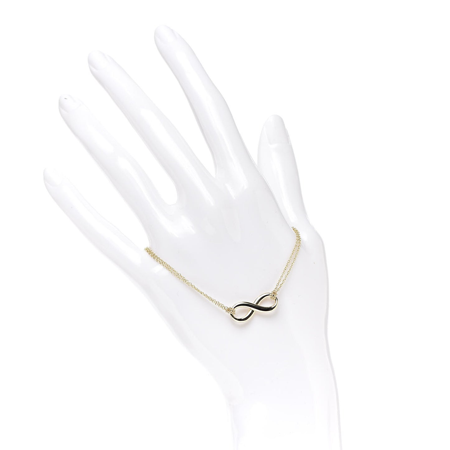 18K Yellow Gold Infinity Bracelet