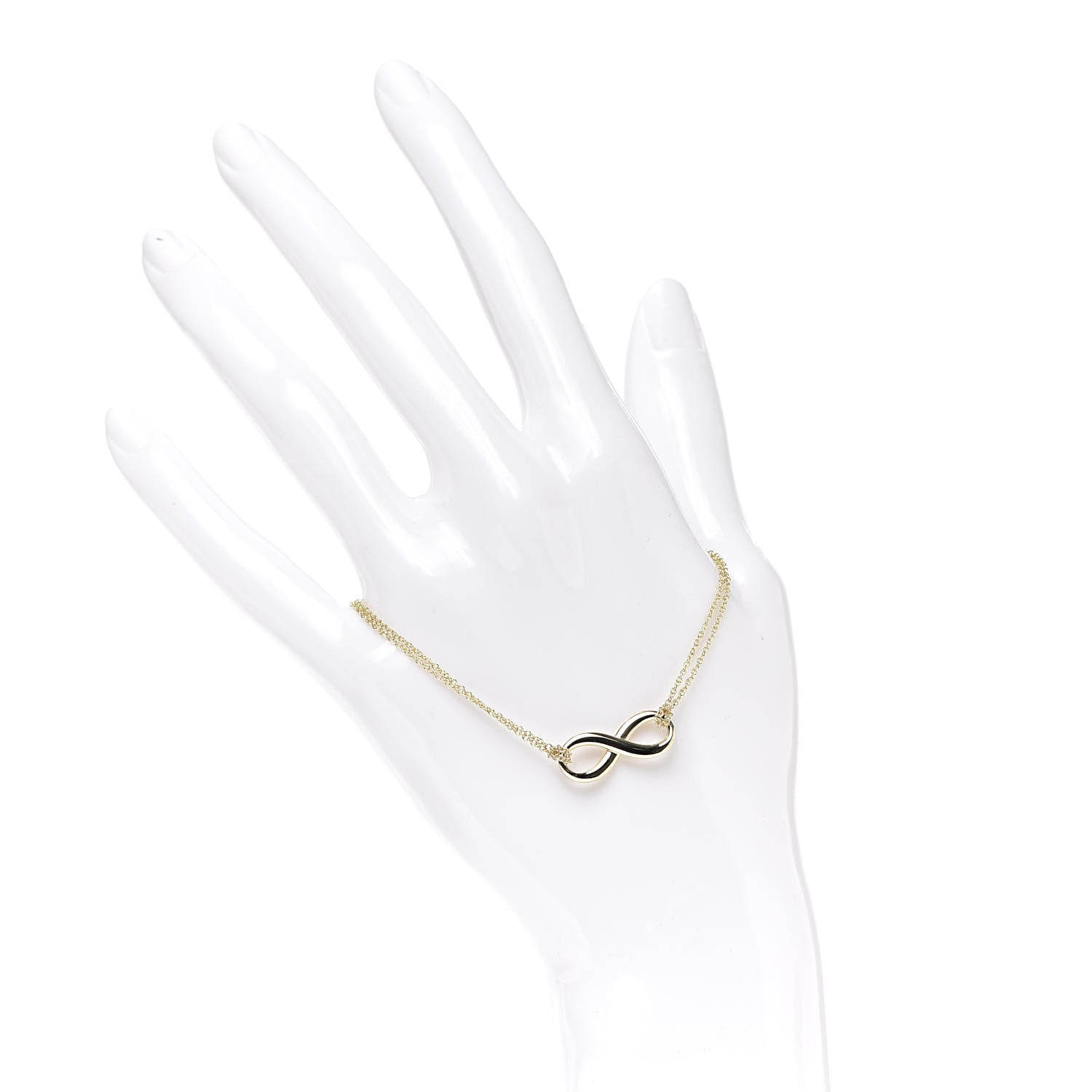 Tiffany 18K Yellow Gold Infinity Bracelet 2 of 6