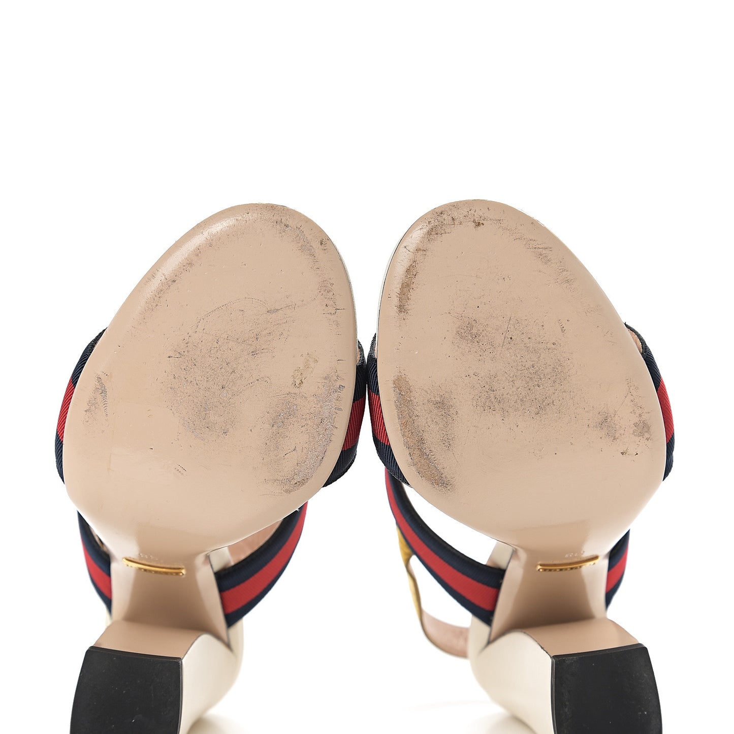 Grosgrain Web Aline High Heel Sandals 38 Oro