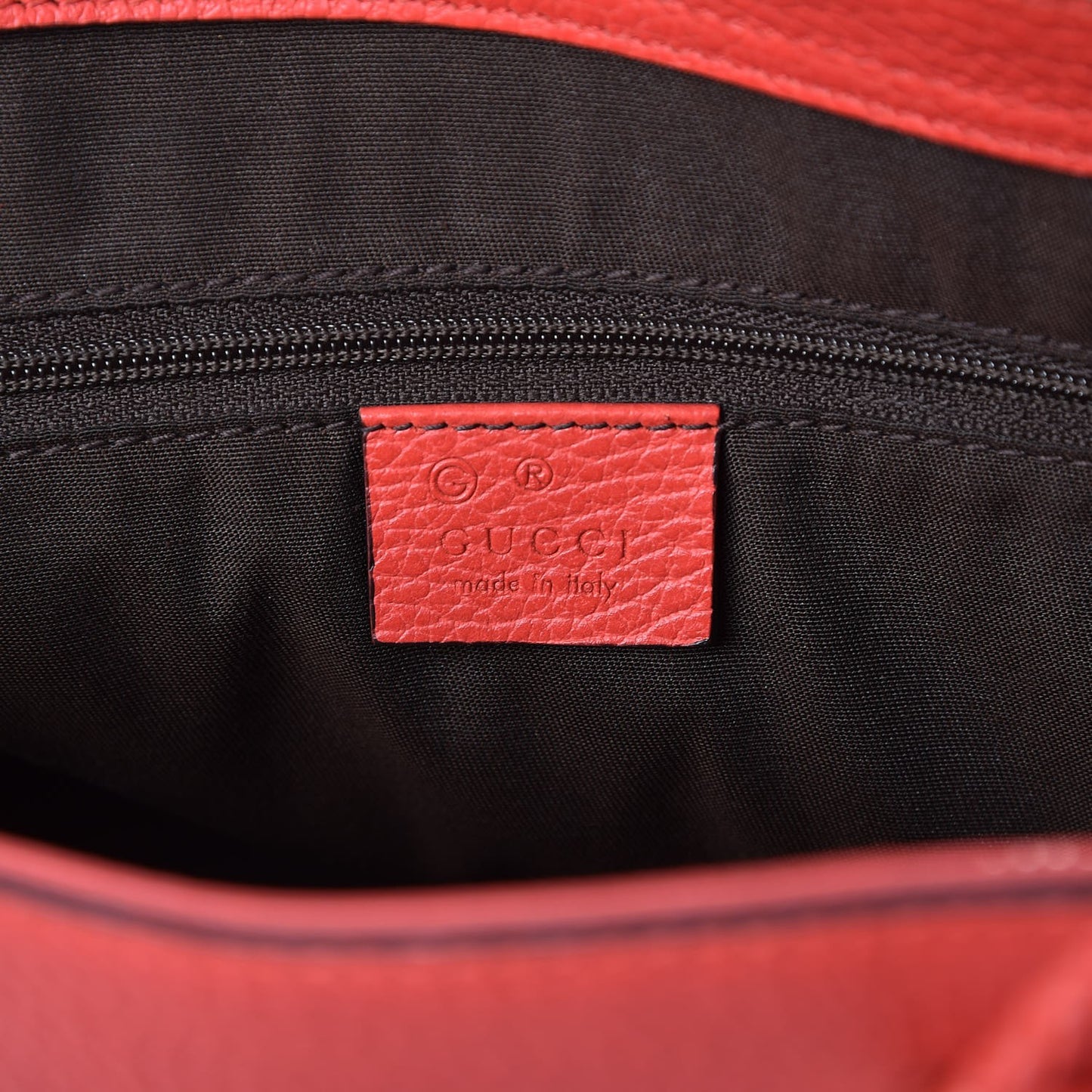Calfskin Bamboo Tassel Top Handle Tote Red