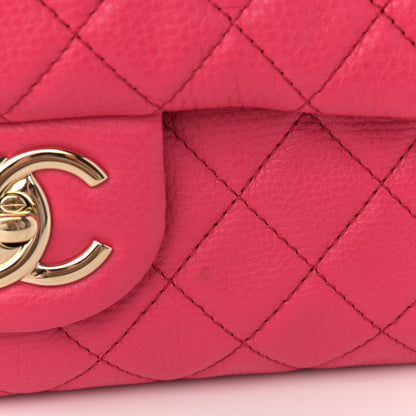 Chanel Calfskin Quilted XXL Travel Flap Bag Dark Pink 11 of 11