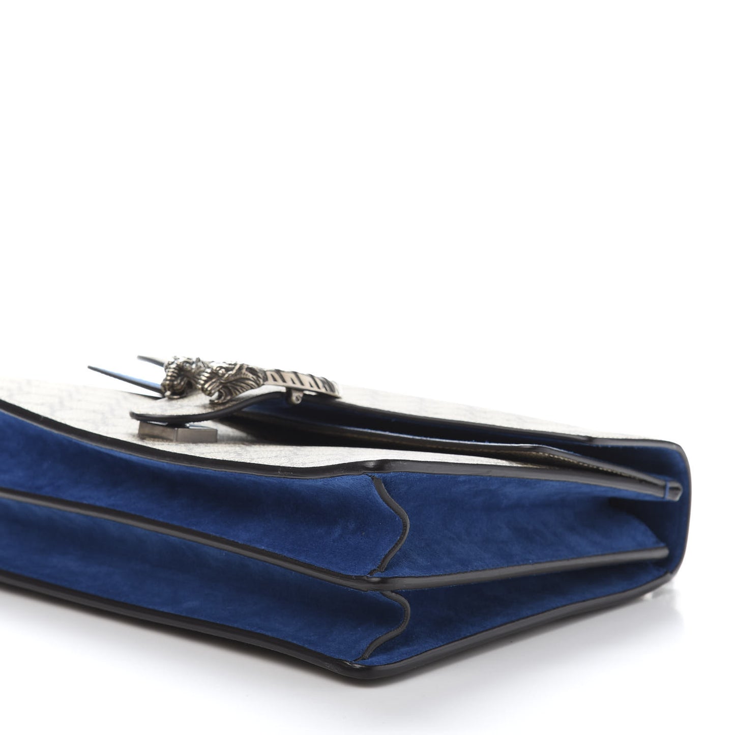 GG Supreme Monogram Medium Dionysus Shoulder Bag Blue