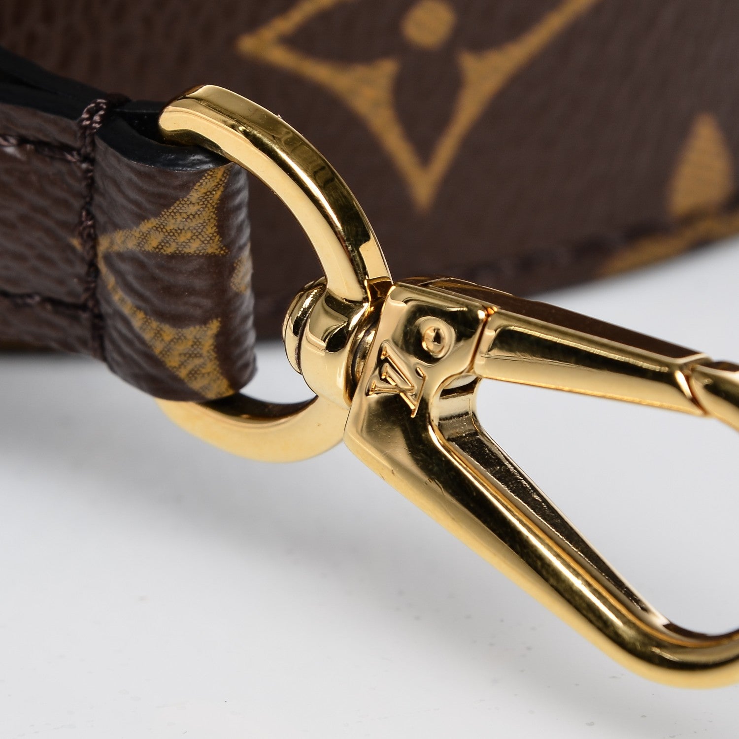 Louis Vuitton Monogram Bandouliere Shoulder Strap Black 4 of 5