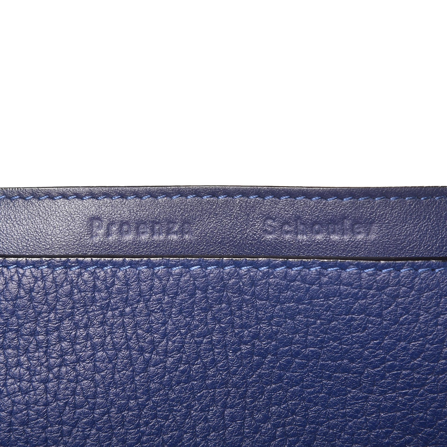 Pebbled Calfskin PS Courier Backpack True Navy