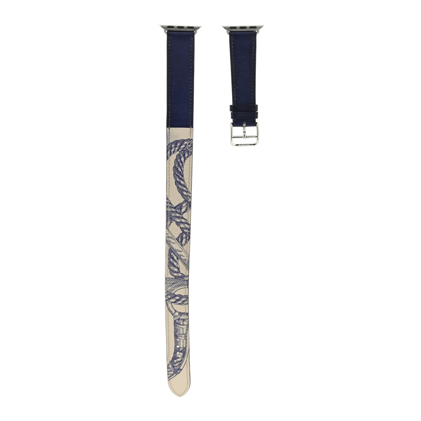 Swift Cavalleria Print 40mm Apple Watch Double Tour Strap Encre Beton
