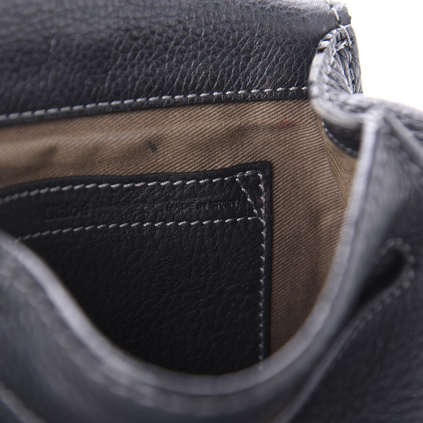 Calfskin Mini Marcie Round Crossbody Bag Black