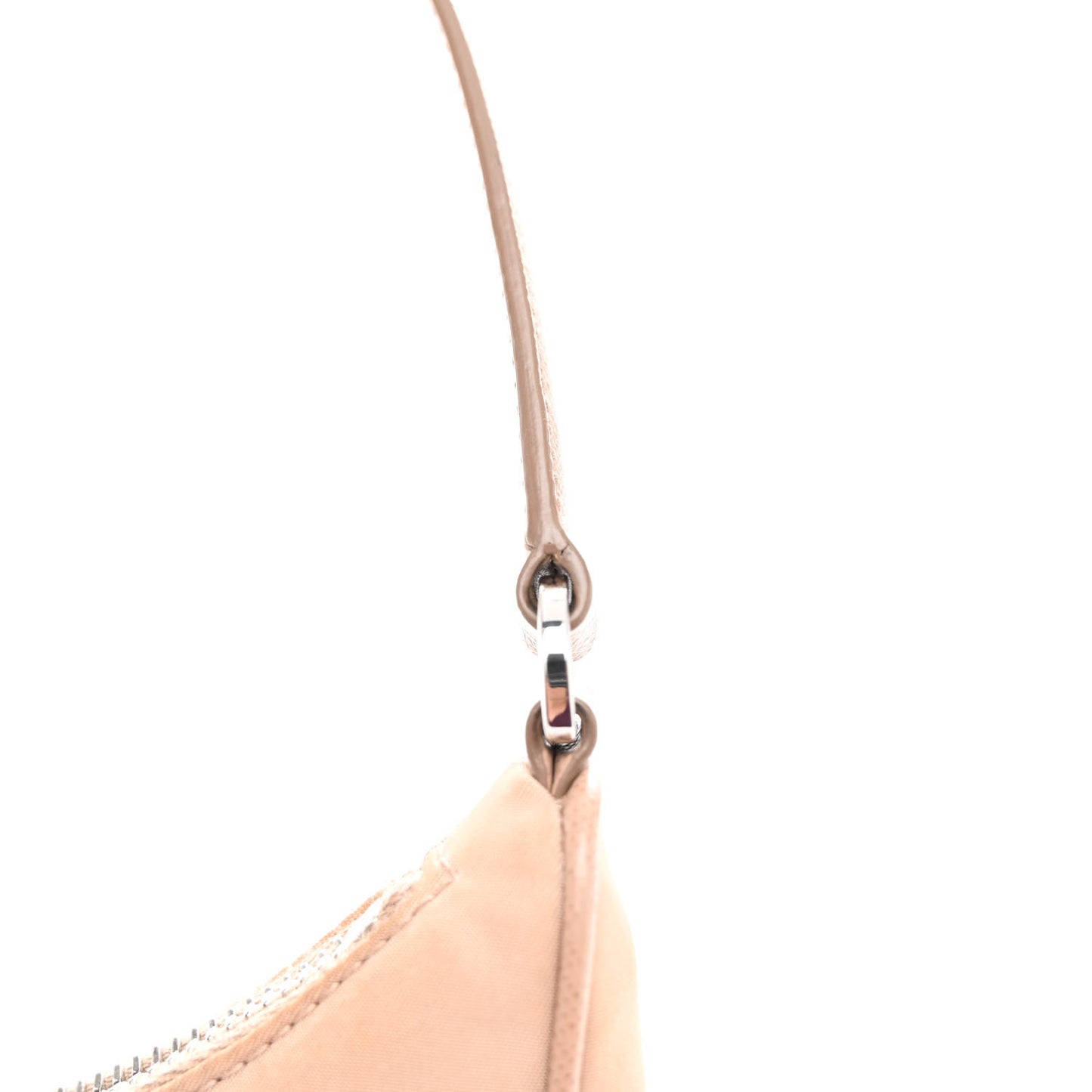 Re-Nylon Saffiano Mini Re-Edition 2005 Bag Cammeo