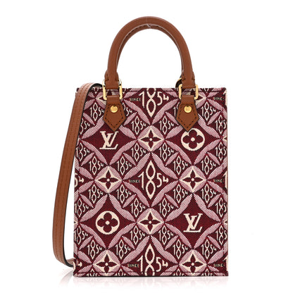 Louis Vuitton Jacquard Since 1854 Petit Sac Plat Bordeaux 1 of 10