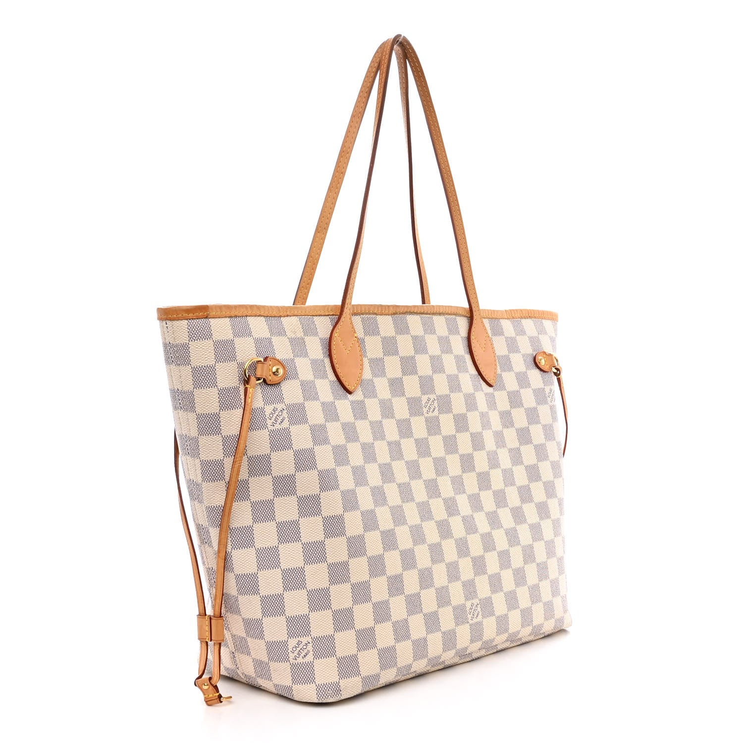 Louis Vuitton Damier Azur Neverfull MM 3 of 13