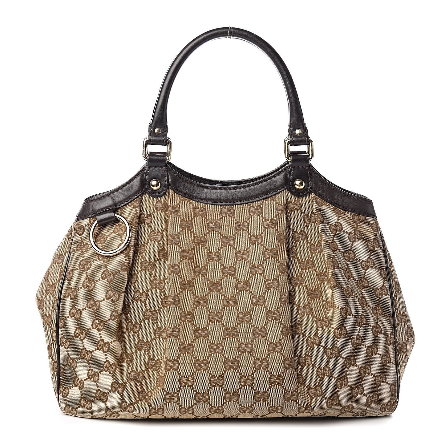Monogram Medium Sukey Tote Dark Brown
