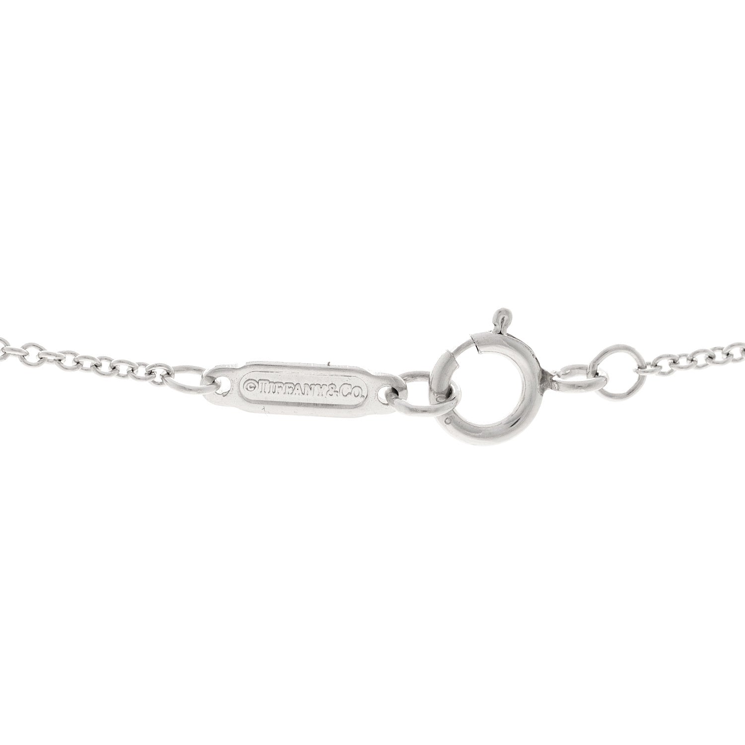 Tiffany Platinum Diamond Small Sunflower Pendant Necklace 1732051