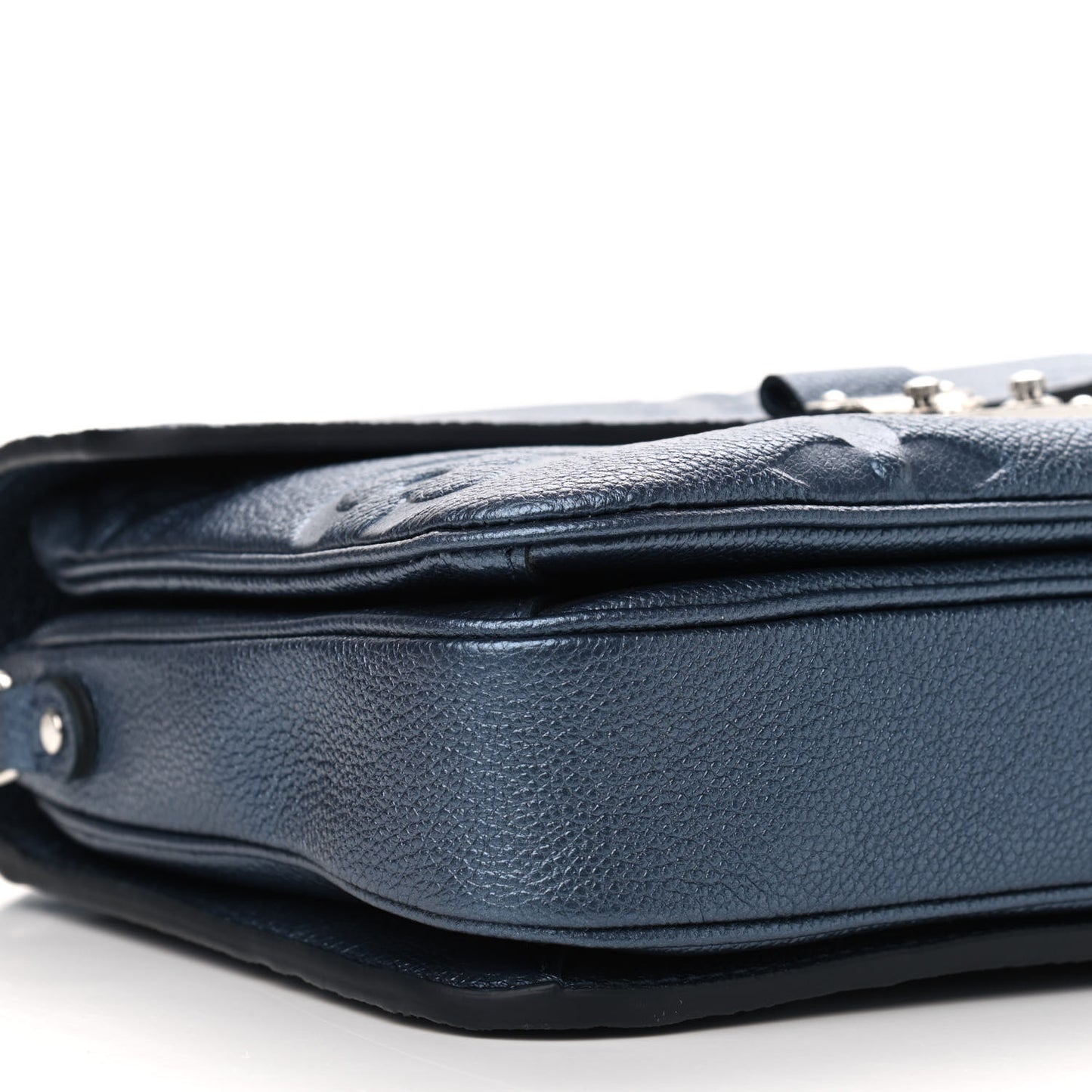 Metallic Empreinte Monogram Giant Pochette Metis Navy Nacre