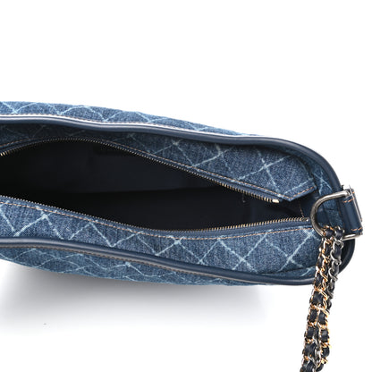 Chanel Denim Calfskin Large Gabrielle Hobo Blue 5 of 9