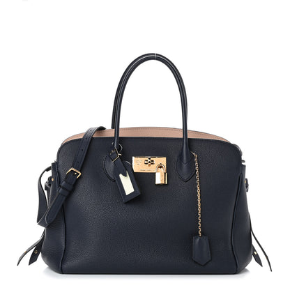 Louis Vuitton Veau Nuage Milla MM Black Beige 1 of 9