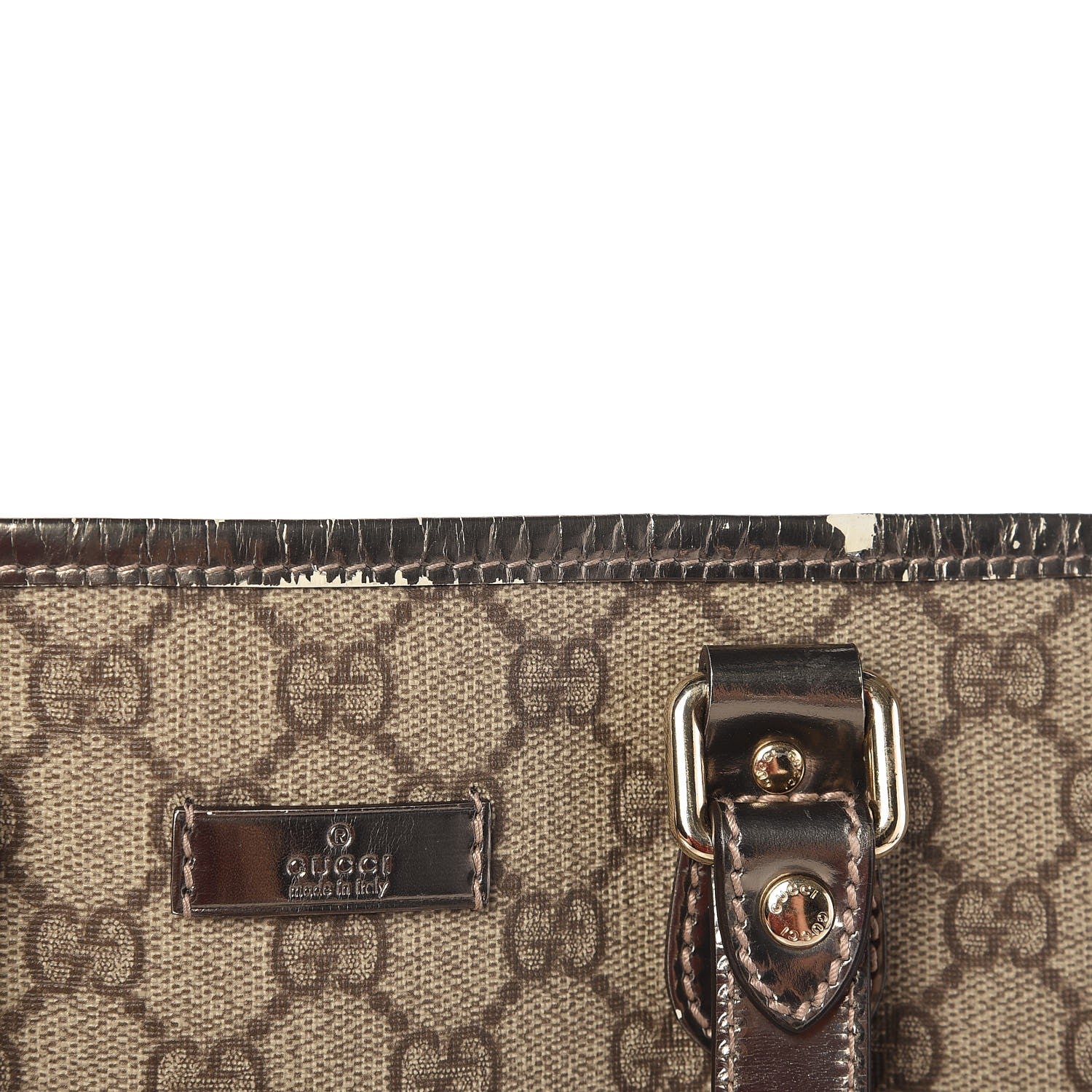 Gucci GG Plus Monogram Medium Joy Tote Gunmetal 9 of 11