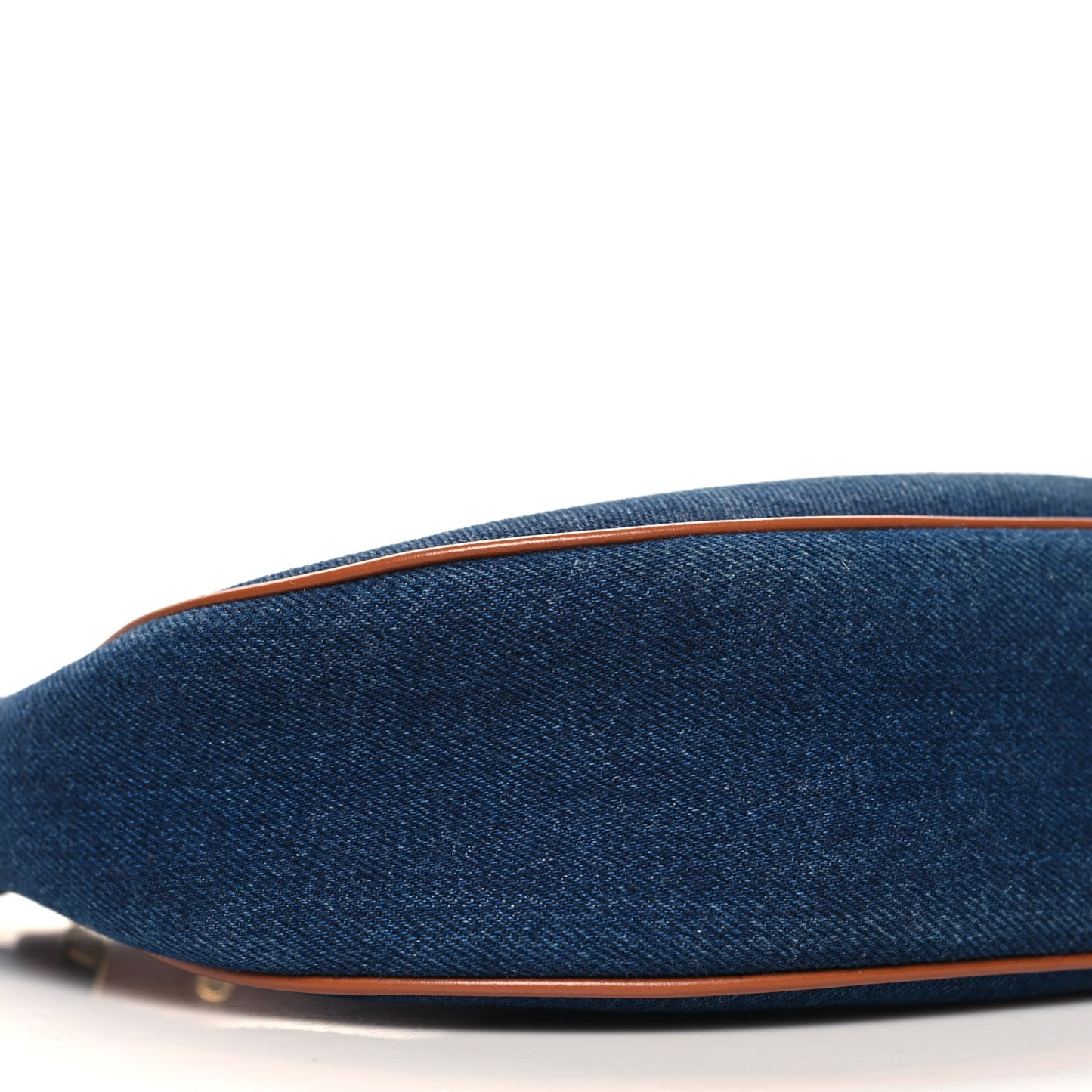 Denim Ava Shoulder Bag Navy Tan