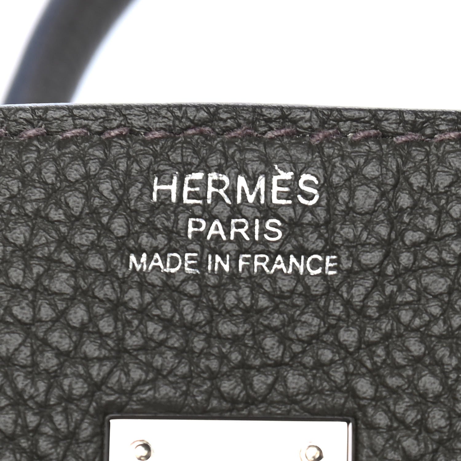 Hermes Togo Birkin 25 Vert De Gris 6 of 10