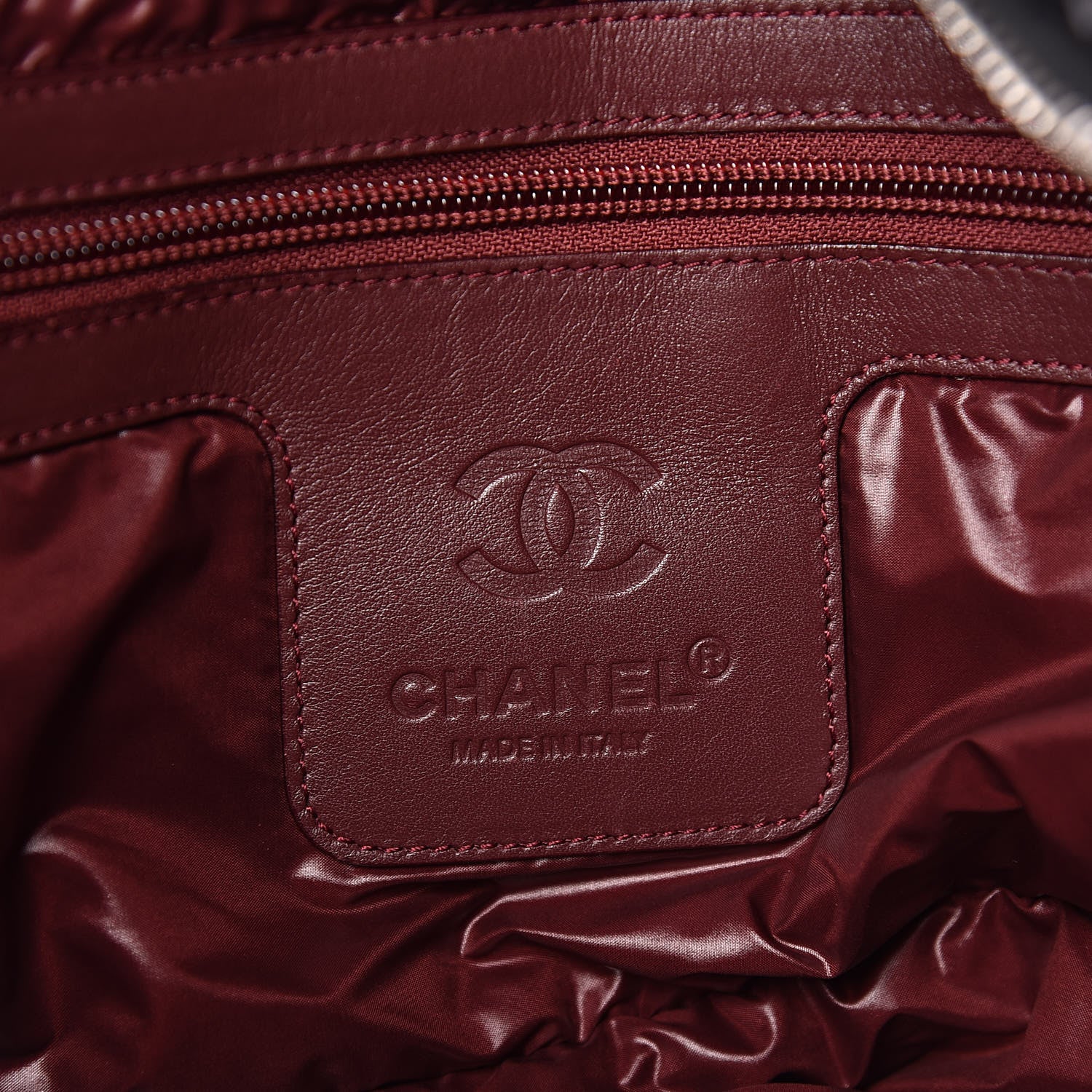 Chanel Nylon Quilted Large Coco Cocoon Tote Black 6 of 10