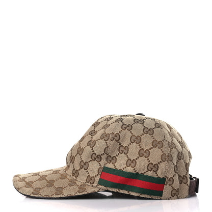 Gucci Monogram Web Baseball Hat S Beige Cocoa 3 of 8