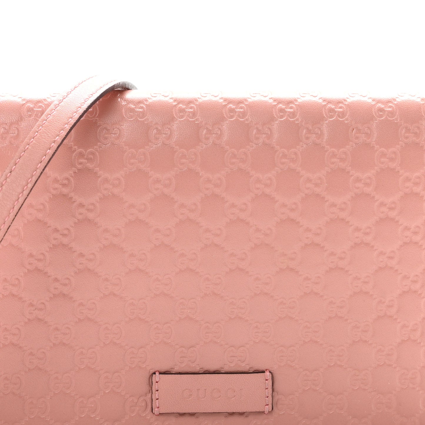 Microguccissima Crossbody Wallet Soft Pink
