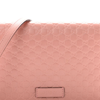 Gucci Microguccissima Crossbody Wallet Soft Pink 7 of 11