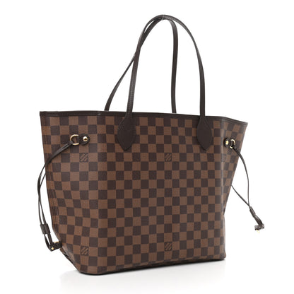 Louis Vuitton Damier Ebene Neo Neverfull MM Rose Ballerine 4 of 10