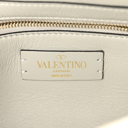 Valentino Garavani Nappa Large Roman Stud Shoulder Bag Ivory 10 of 17