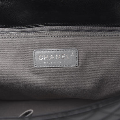 Chanel Lambskin Quilted Accordion Boy Flap Black 5 of 15