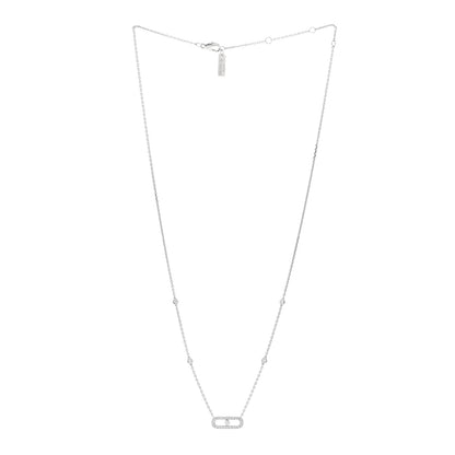 Messika 18K White Gold Diamond Move Uno Necklace 3 of 5