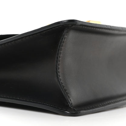 Gucci Calfskin Mini Sylvie Chain Shoulder Bag Black 9 of 10