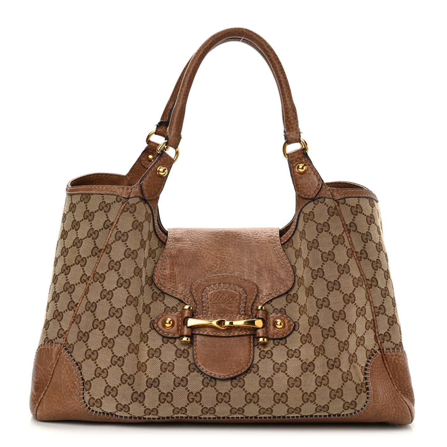 Monogram Large New Pelham Shoulder Bag Brown