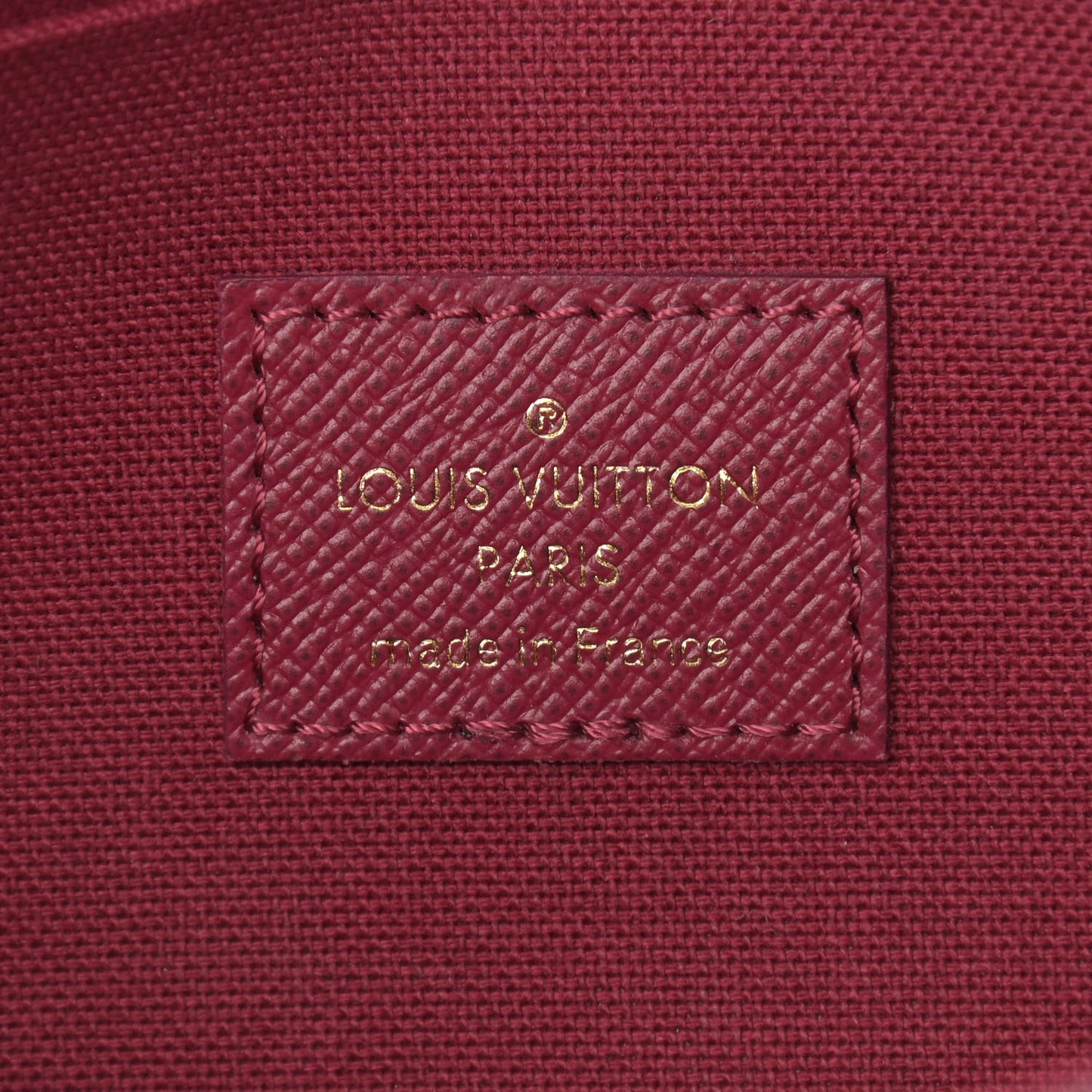 Monogram Pochette Felicie Chain Wallet Fuchsia