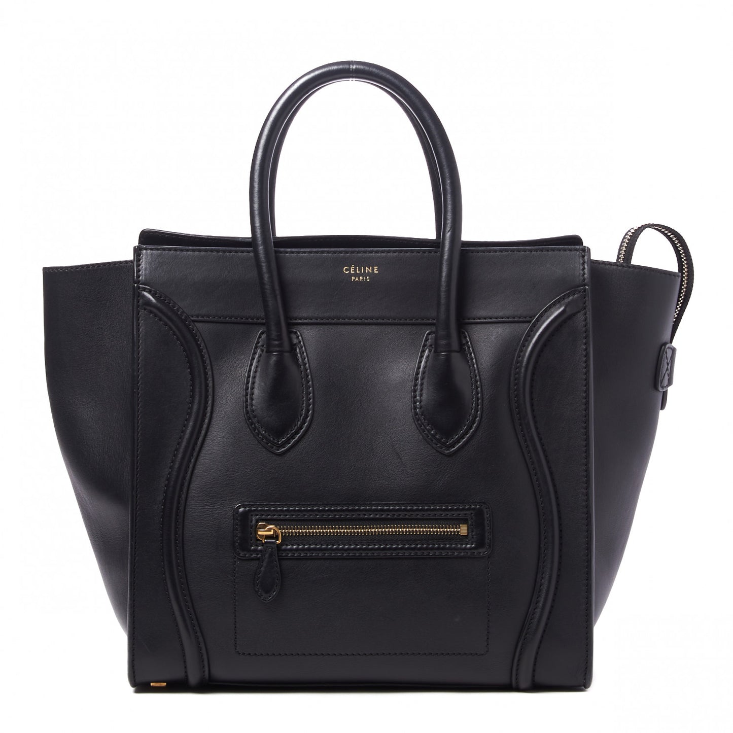 Smooth Calfskin Mini Luggage Black