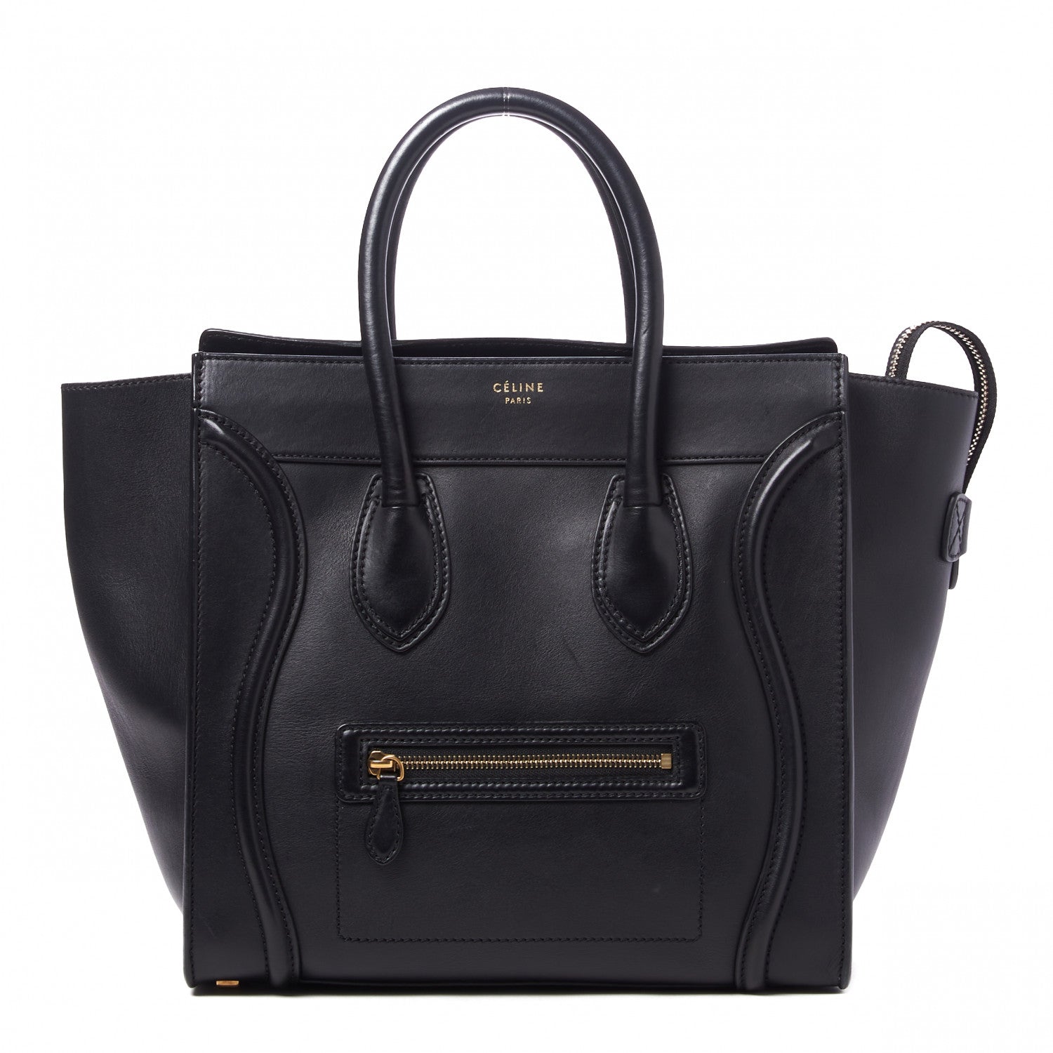 Celine Smooth Calfskin Mini Luggage Black 1 of 8