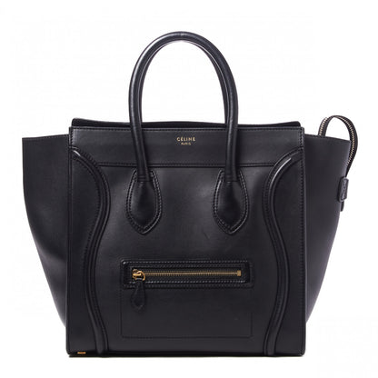Celine Smooth Calfskin Mini Luggage Black 1 of 8
