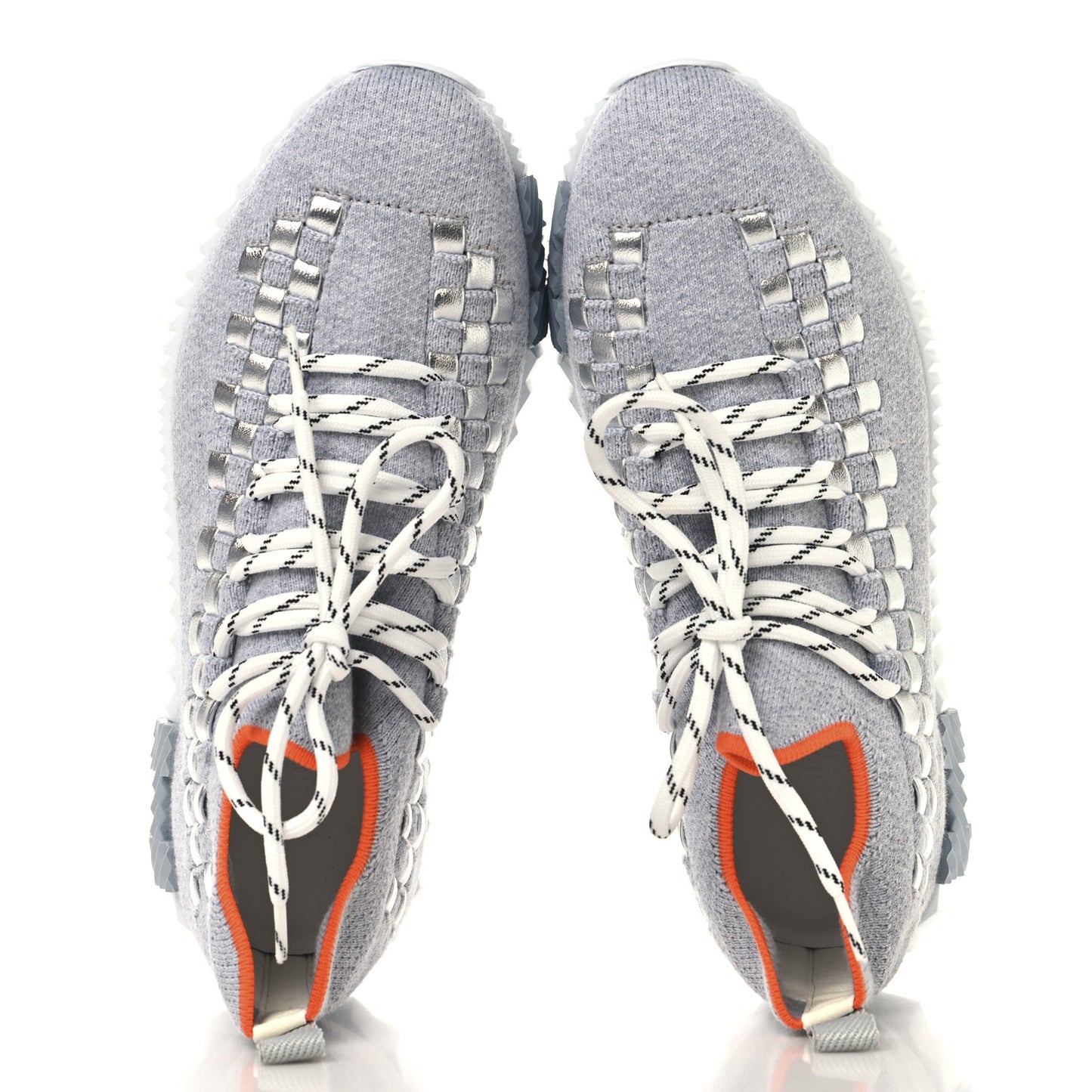 Technical Canvas Womens Flex Slip-On Sneaker 36 Gris Silex