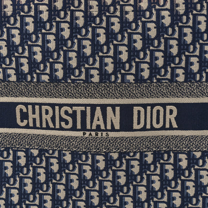 Christian Dior Oblique Large Book Tote Blue Multicolor 8 of 11