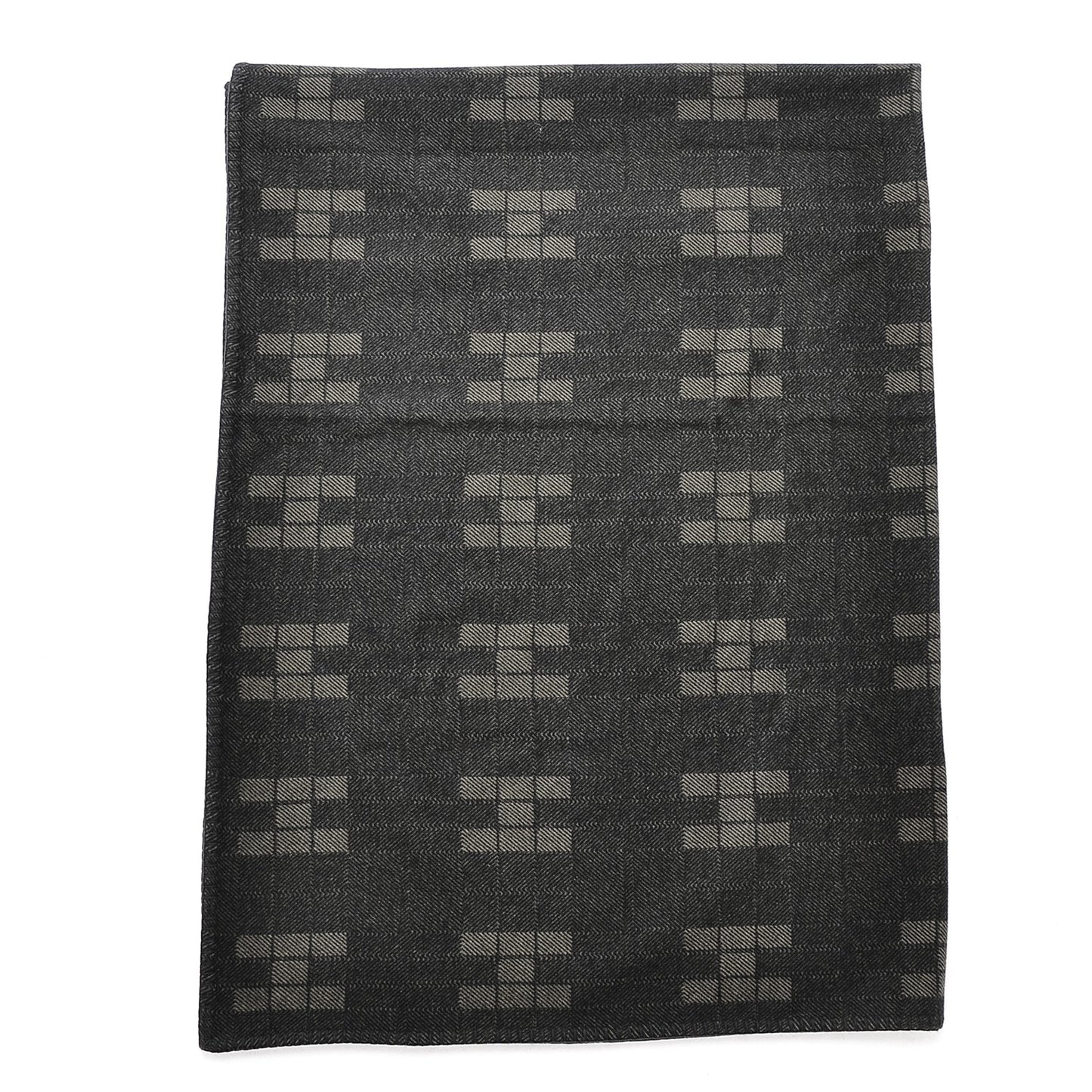 Wool Cashmere Blanket Black