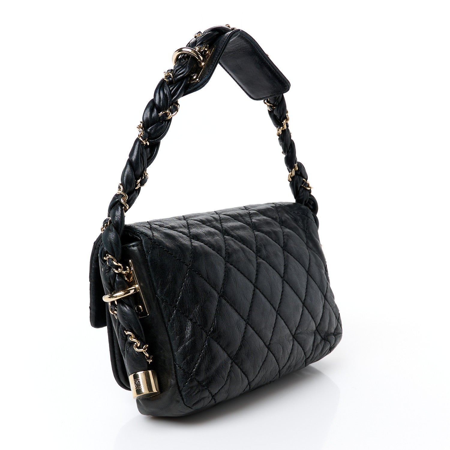 Chanel Lambskin Small Lady Braid Flap Black 3 of 11