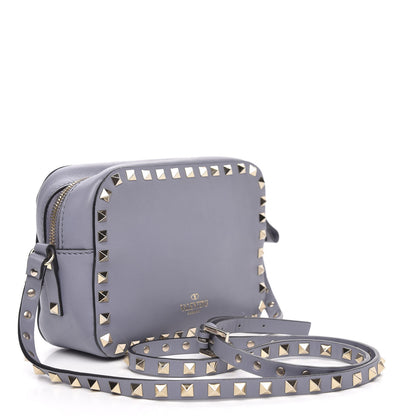 Valentino Garavani Calfskin Rockstud Camera Crossbody Bag London Stone 3 of 10