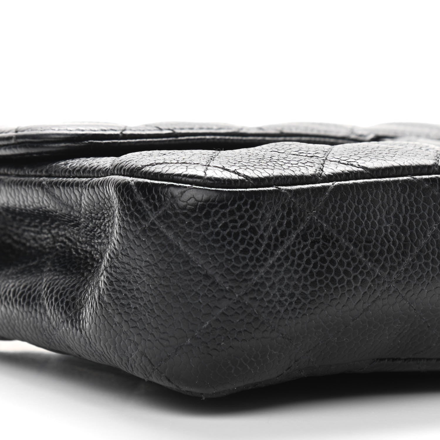 Chanel Caviar Quilted East West Flap Black 9 of 10