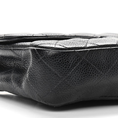 Chanel Caviar Quilted East West Flap Black 9 of 10