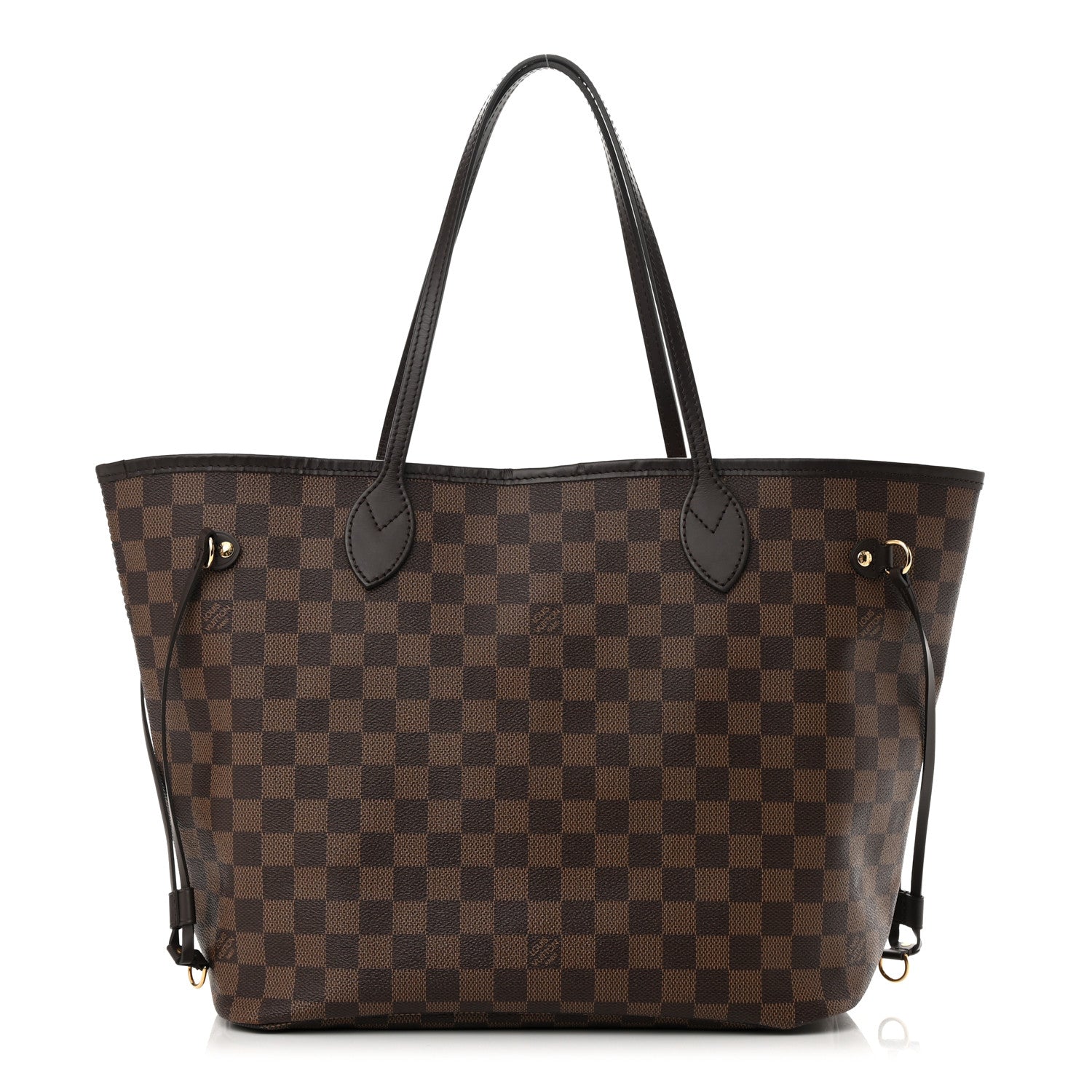 Louis Vuitton Damier Ebene Neo Neverfull MM Rose Ballerine 1 of 11
