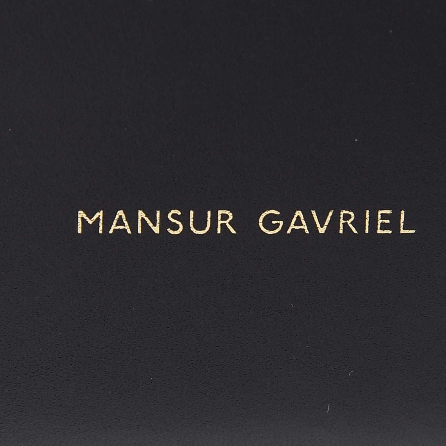 Mansur Gavriel Calfskin Mini Bucket Bag Black Flamma 7 of 7