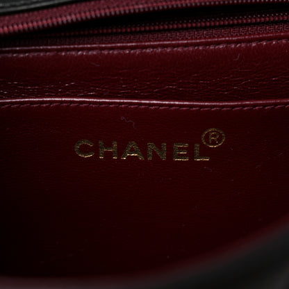 Chanel Lambskin Quilted 5 Chain Small Flap Black 5 of 18