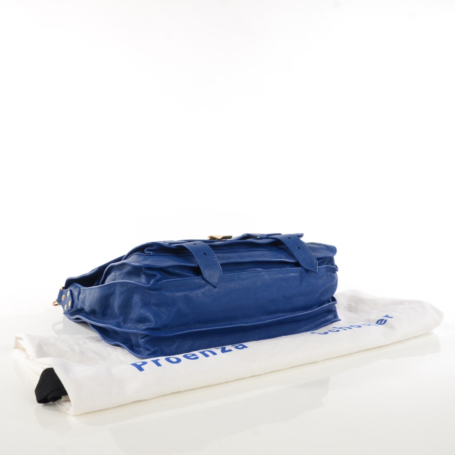 Proenza Schouler Lambskin Large PS1 Satchel Royal Blue 4 of 13