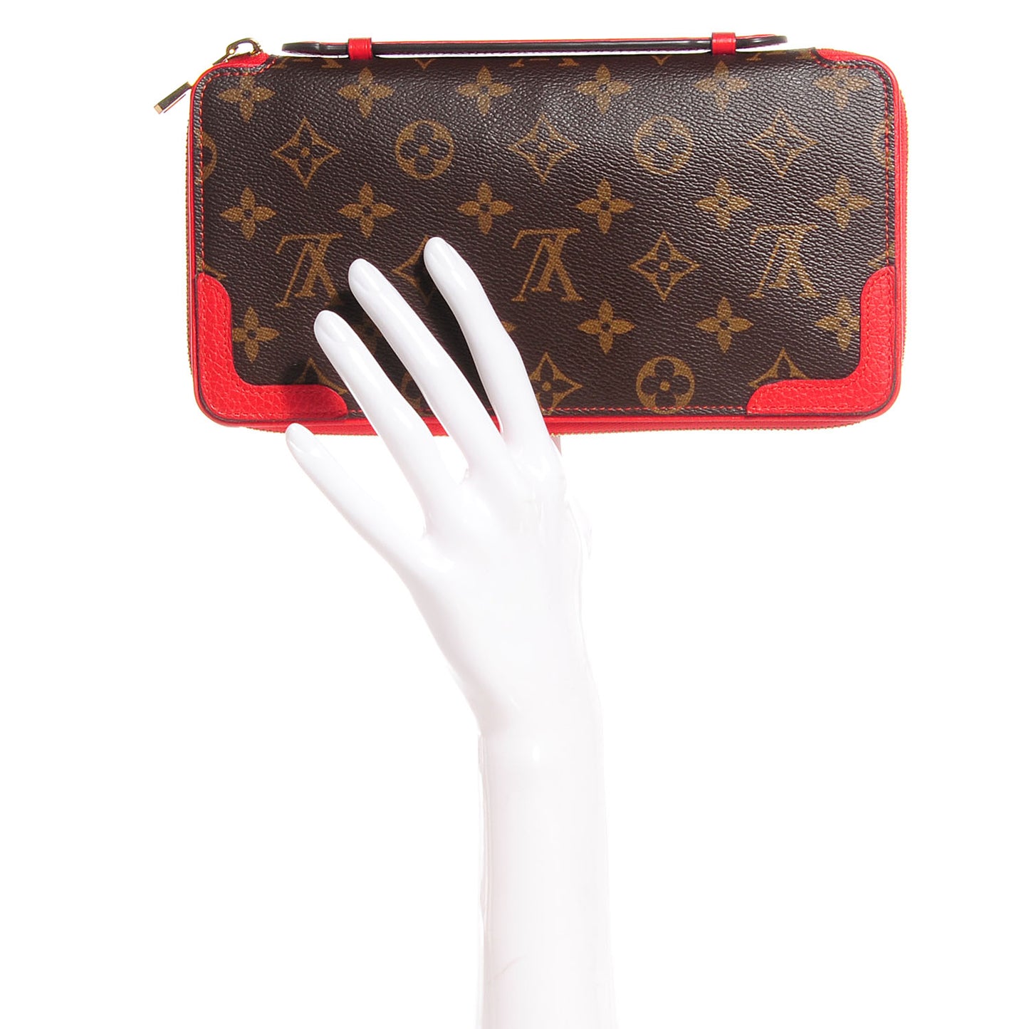 Monogram Daily Organizer Red