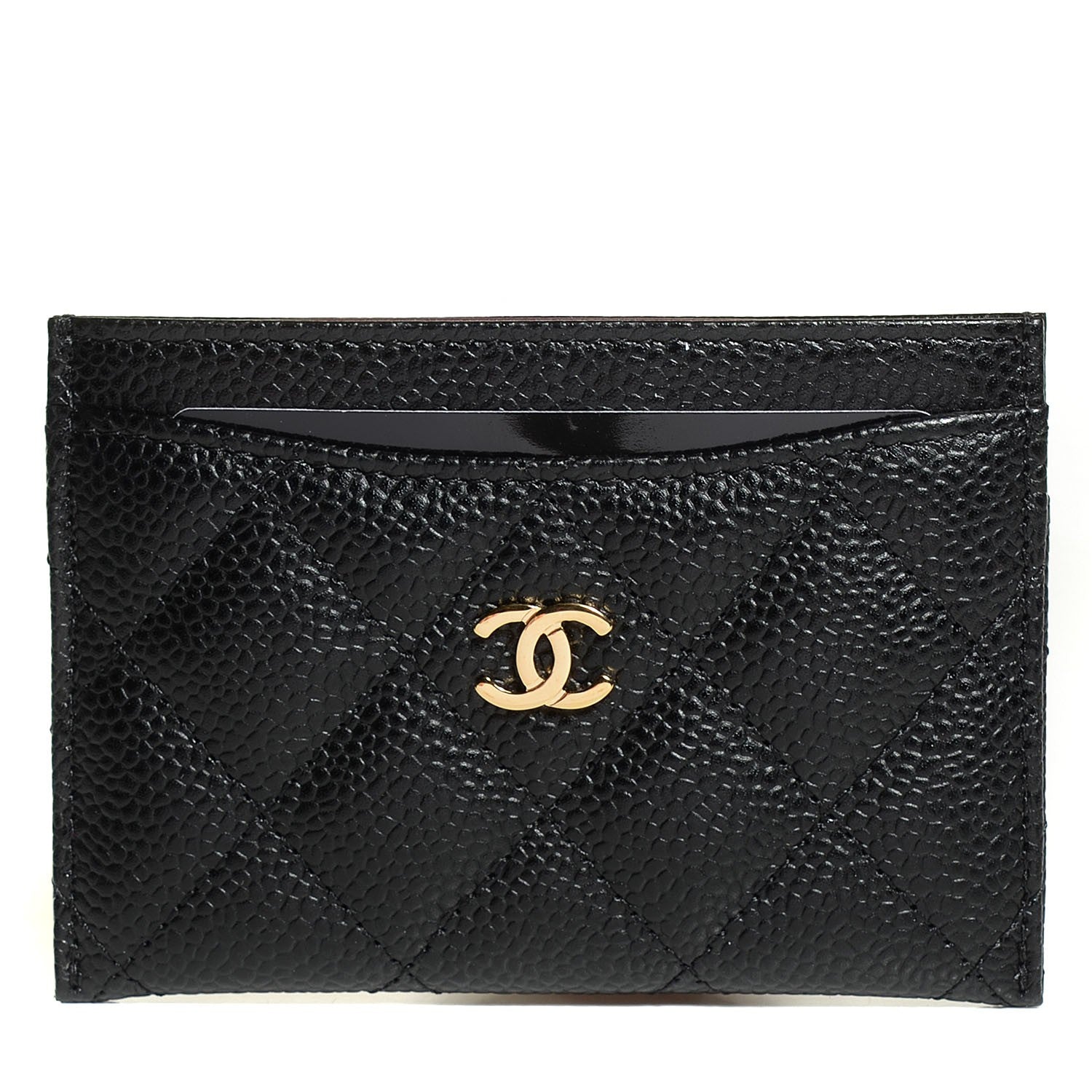 Chanel Caviar Quilted Card Holder Black 1 of 8